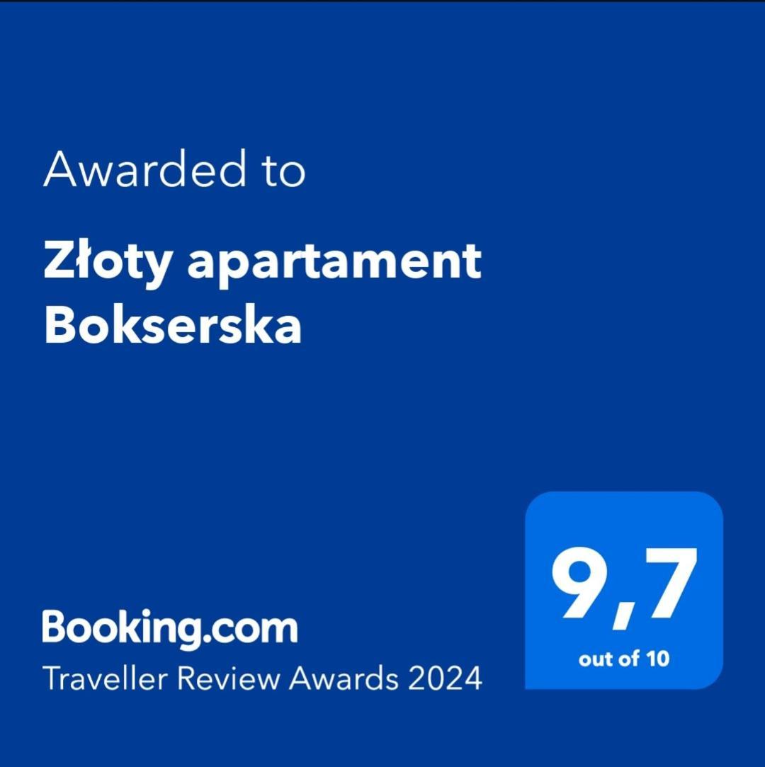 Zloty Apartament Bokserska Warszawa Eksteriør billede